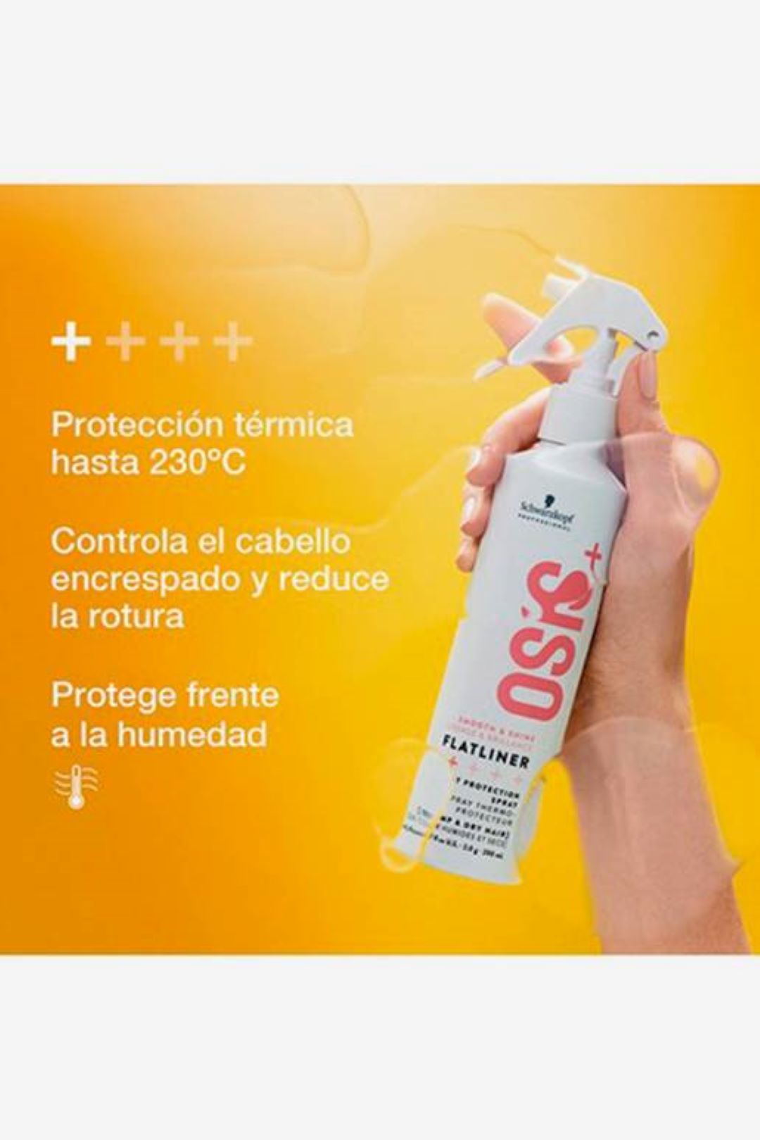 Osis Flatliner - Spray Protector de Calor- Queratina Hidrolizada/ Repara y Proteje