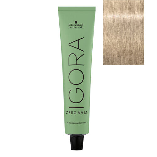 Tinte Igora Zero Amm 10-2 Rubio Platino Humo 60 ml- Coloración Permanente Sin Amoníaco