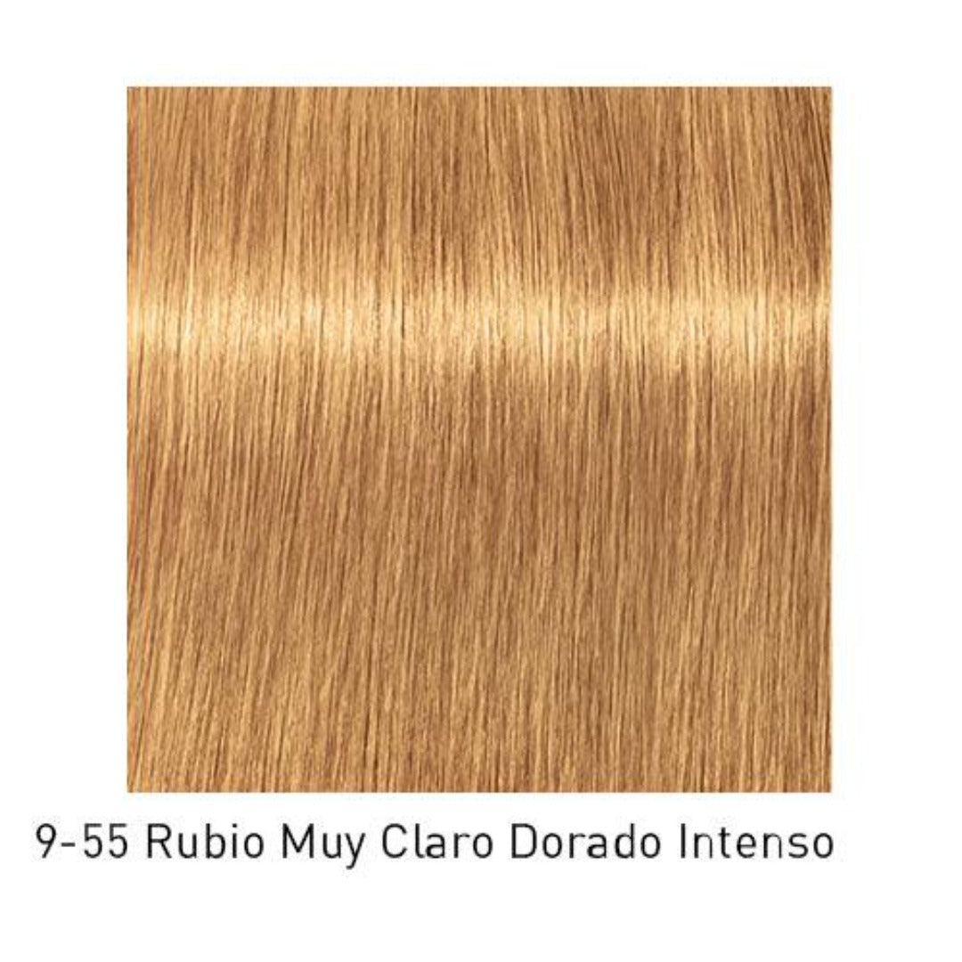 Tinte Igora Royal 9-55 Rubio Muy Claro Dorado Intenso