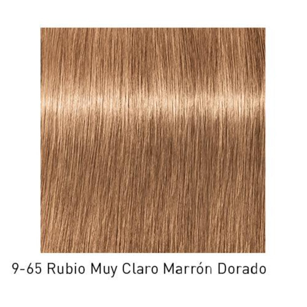 Tinte Igora Royal 9-65 Rubio Muy Claro Marrón Dorado