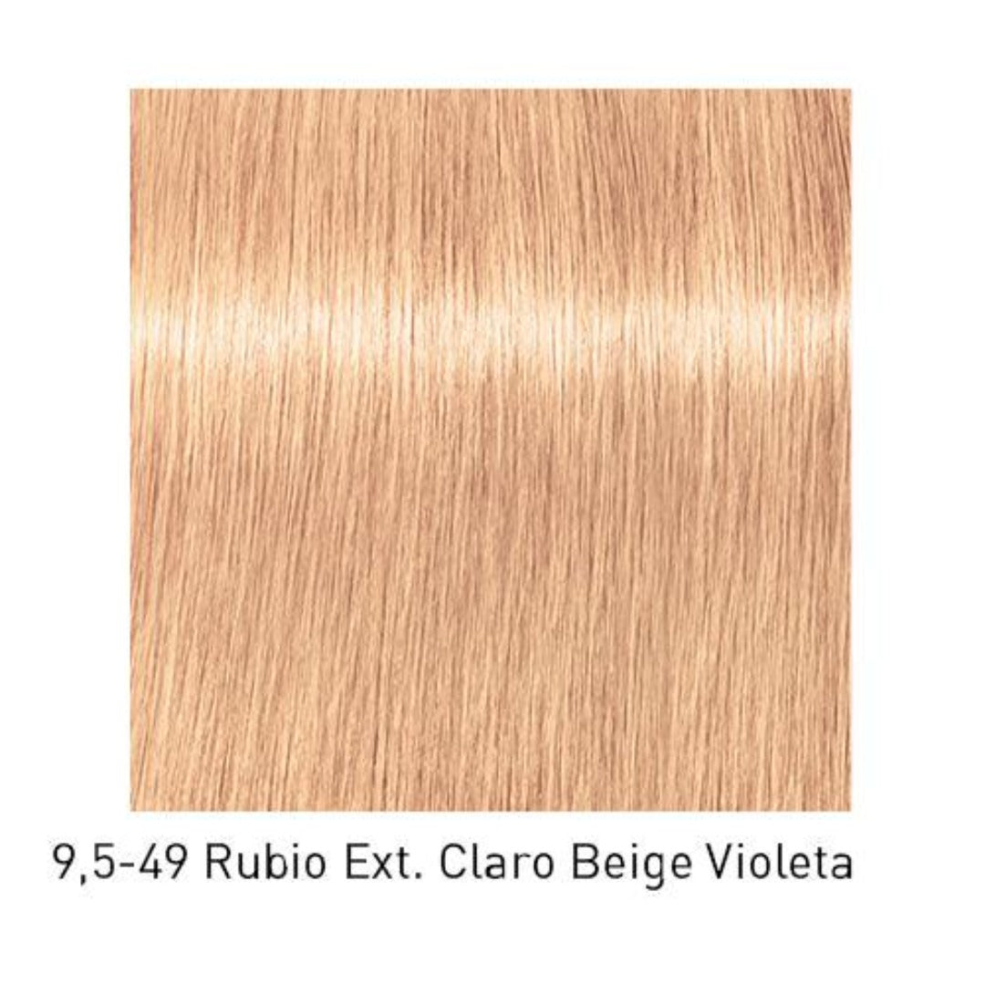 Tinte Igora Royal 9,5-49 Rubio Ext. Claro Beige Violeta