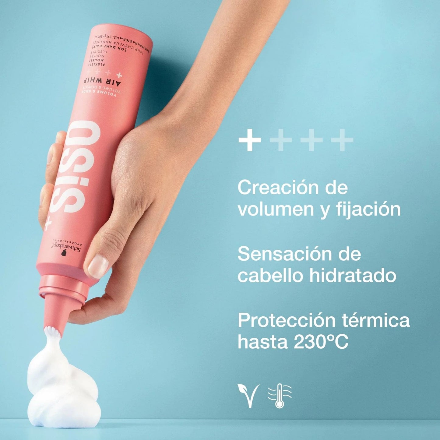 Osis+ Air Whip - Espuma de Fijación Flexible