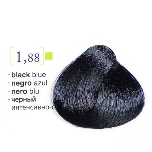 Tinte Salerm Vision 1-88 Tono Negro Azul- 75 ML