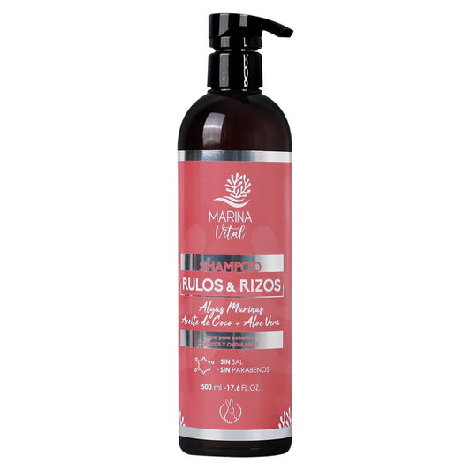 Shampoo Rulos y Rizos 500ml -Marina Vital Chile