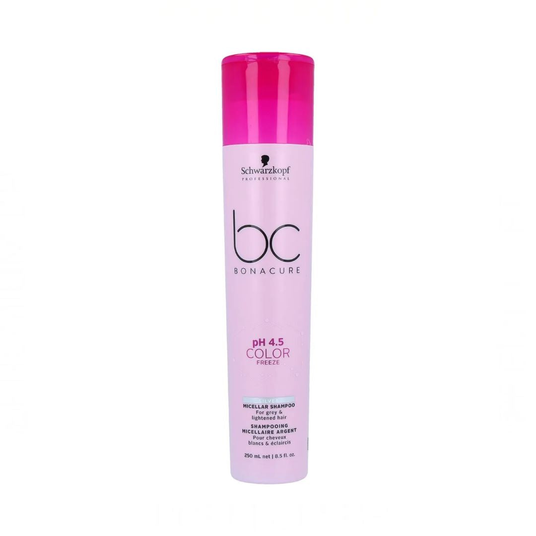 Shampoo Bonacure PH 4.5 Color Freeze Micelar Silver-250ml-Especial Canas